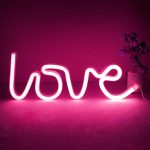 Semn Led Love tub silicon
