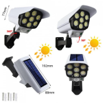 Pachet 3x Camera Falsa De Securitate 2 in 1 Cu Proiector  Solar Si Senzor De Miscare