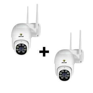 Camere Jortan de exterior WiFi cu Night Vision și Monitorizare Live pe Telefonul mobil + 2 Carduri 32Gb GRATIS