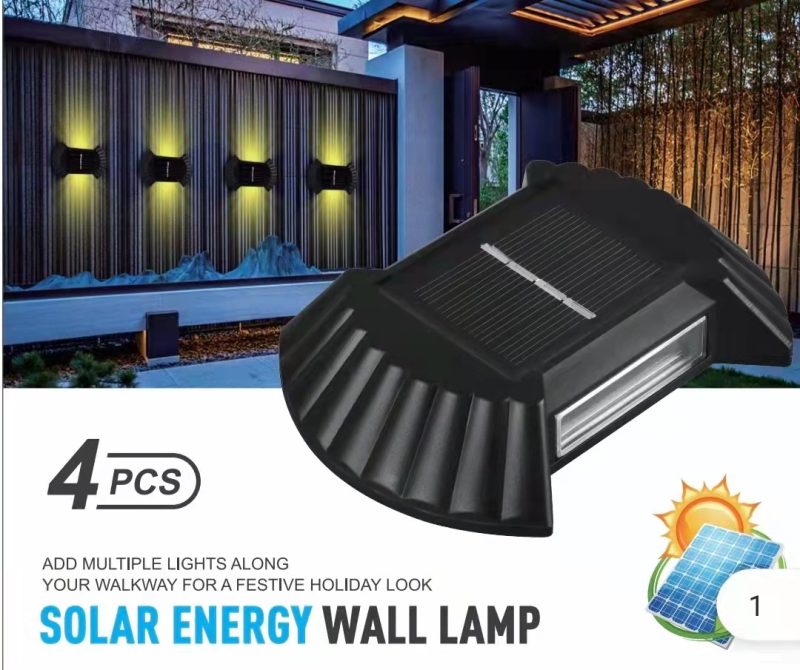 Set LED Solar cu Lumina Bidirectionala - imagine 6