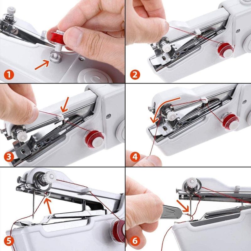Mașină de cusut manuală mică | HANDYSTITCH - imagine 2