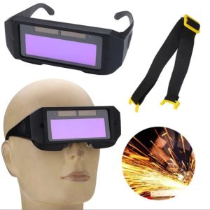 Ochelari Protecție Sudură cu Display LCD, Cristale Lichide, Auto-Întunecare