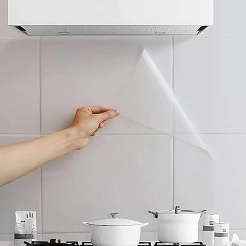 Folie transparenta protectiva pentru perete si fainta - imagine 5
