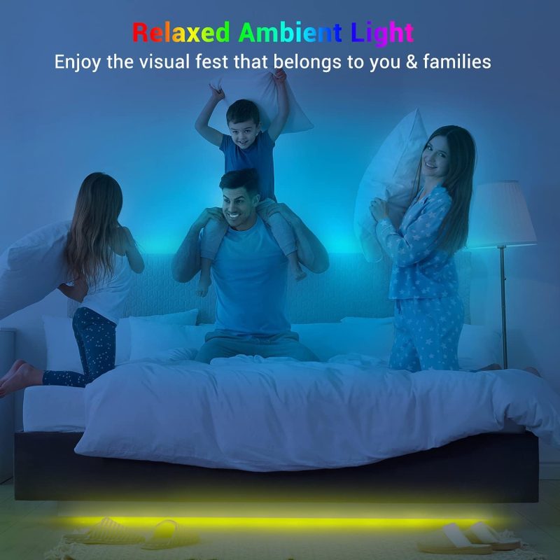 Banda LED multicolor, lungime 15 metri, controller, telecomanda si sursa de curent inclusa - imagine 2