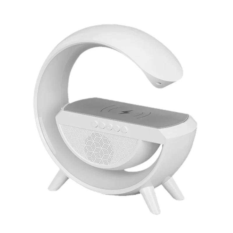 Statie incarcare wireless 3 in 1 cu lampa RGB si boxa bluetooth - imagine 2