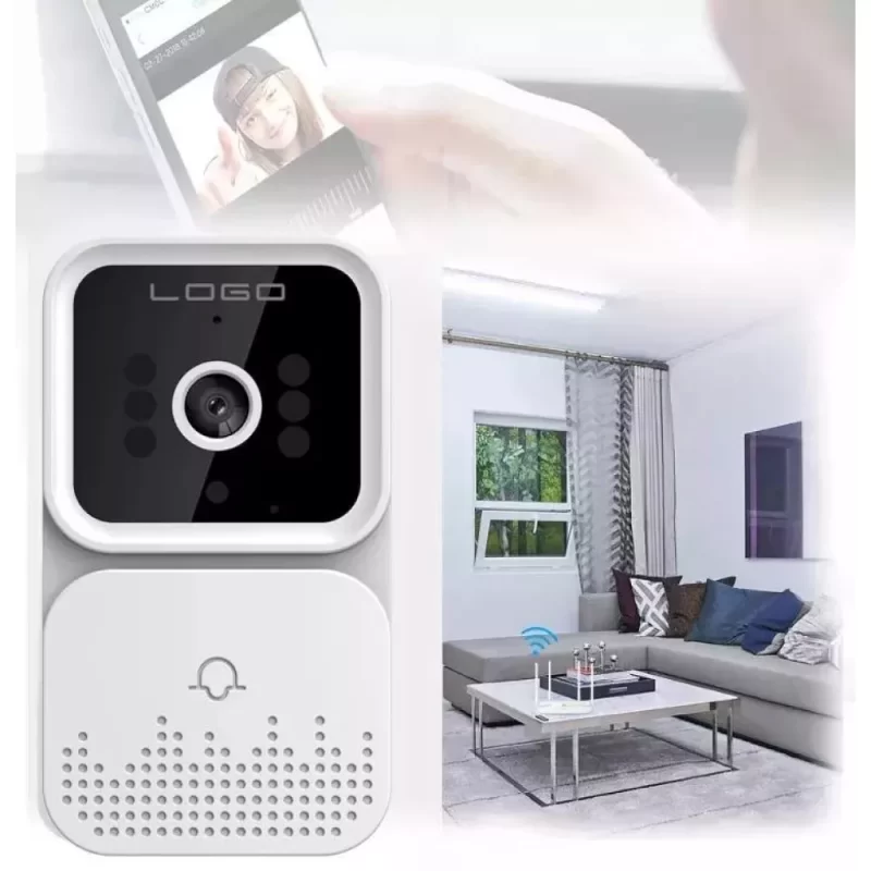 Sonerie cu Camera Inteligenta cu Vizivilitate Nocturna 1080 p, 800 mah, WIFI - imagine 2
