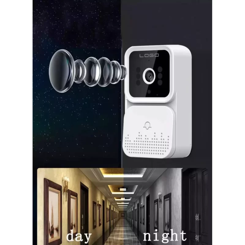 Sonerie cu Camera Inteligenta cu Vizivilitate Nocturna 1080 p, 800 mah, WIFI - imagine 3