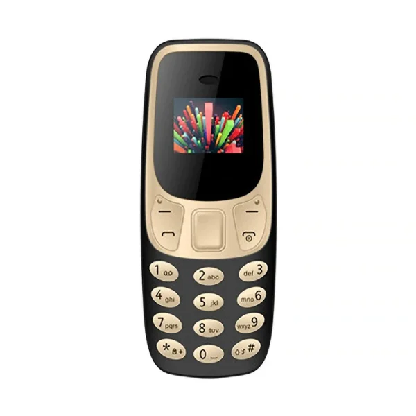 Mini telefon mobil, Dual SIM, OLED, 7 cm, 30 grame, 350mAh - imagine 3