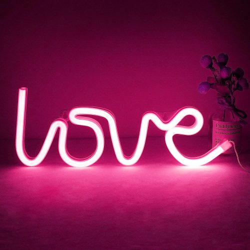 Semn Led Love tub silicon