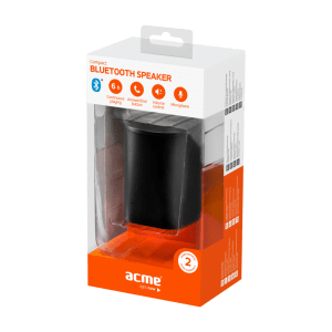 Boxa portabila Acme, 3 W, Negru Mat , Bluetooth