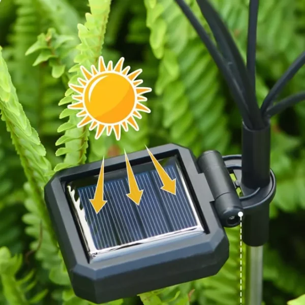 SET 2 x Lumini Solare Licurici 12 bulbi pentru Gradina Rezistente la Apa - imagine 8