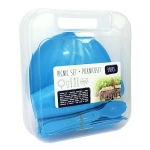 Set picnic pentru 6 persoane, 31 piese, cutie depozitare