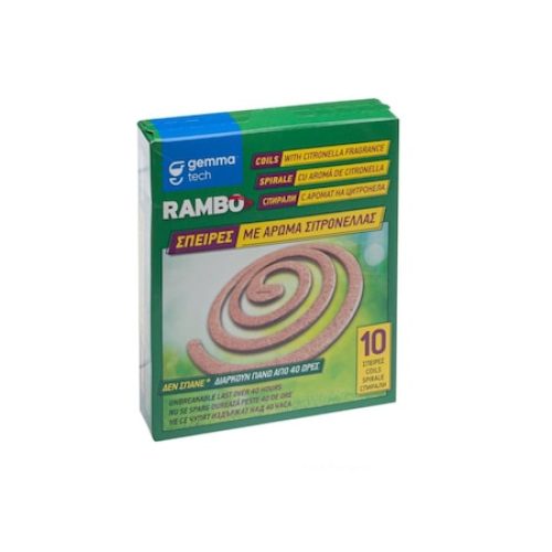 Set 10 Cuti x100 spirale, cu aroma de Citronella impotriva tantarilor si a insectelor, universal