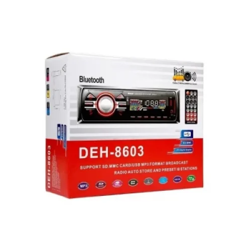 Radio MP3 Auto DEH 8603, BT, FM, USB, SD Card, Aux