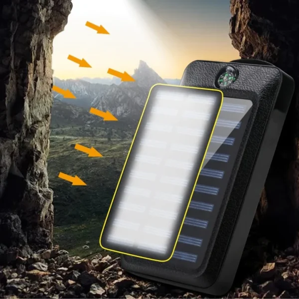 Baterie externa cu incarcare Solara SunCharge 20.000mAh - imagine 5