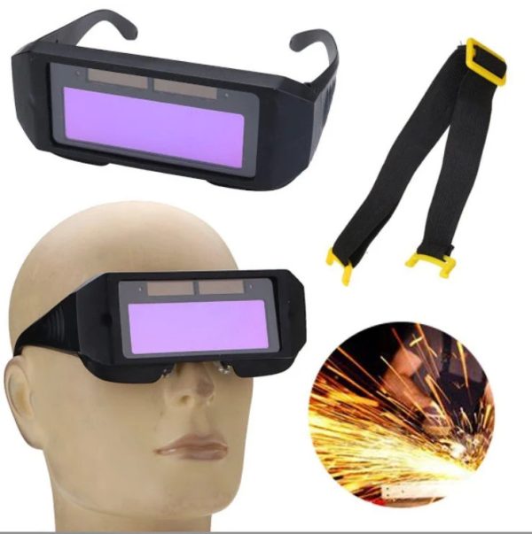 Ochelari Protecție Sudură cu Display LCD, Cristale Lichide, Auto-Întunecare