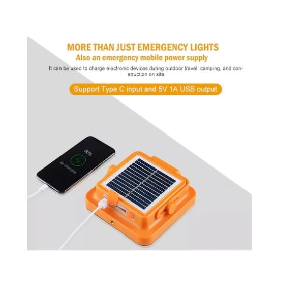 Lampa solara/Baterie externa pentru camping 200W - imagine 2