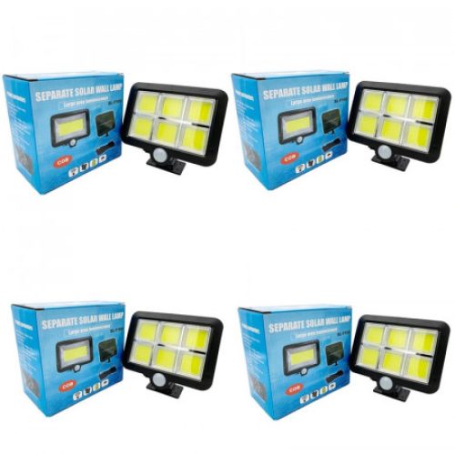 Set 4X Proiector Solar 120 LED Cu Senzor