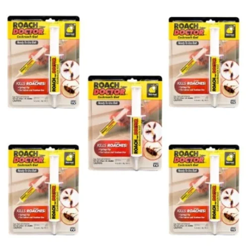 Set 5X Insecticid tip seringa, solutie antigandaci, 30 grame, RoachDoctor