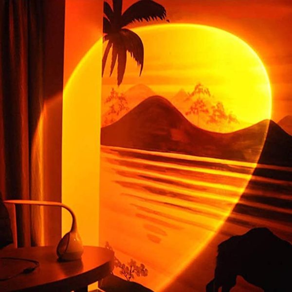 Proiector modern apus si lampa de noapte, Sunset Lamp - imagine 6